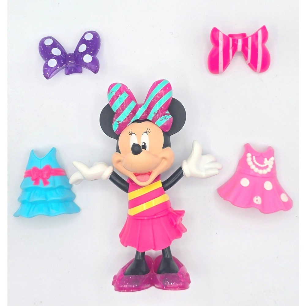 Disney Minnie Mouse Snap n Style Mattel 2011 Figure Outfits Accessories Set - Picture 3 of 5